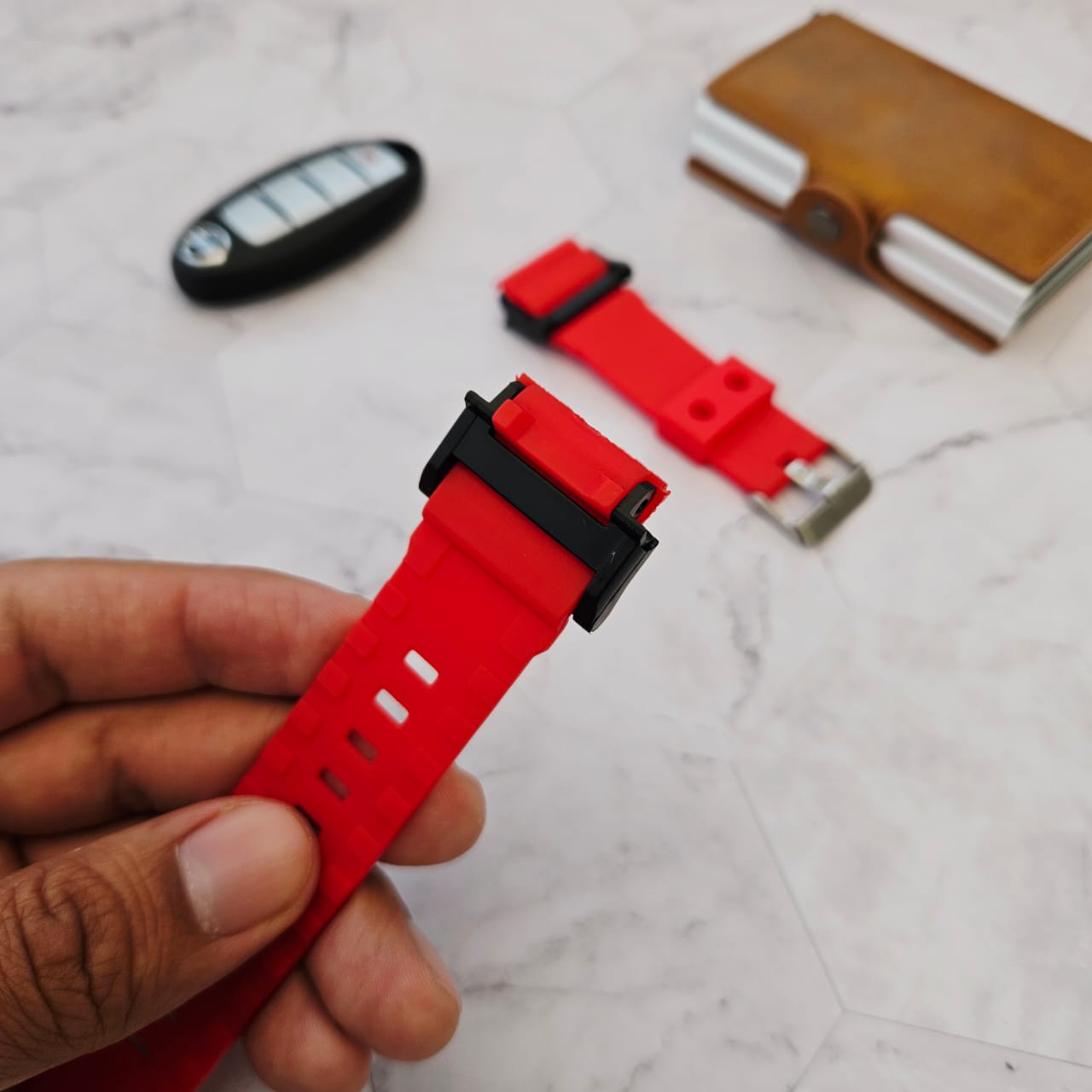 CORREA REPUESTO PARA CASIO G SHOCK GD-400 - ROJO - 2