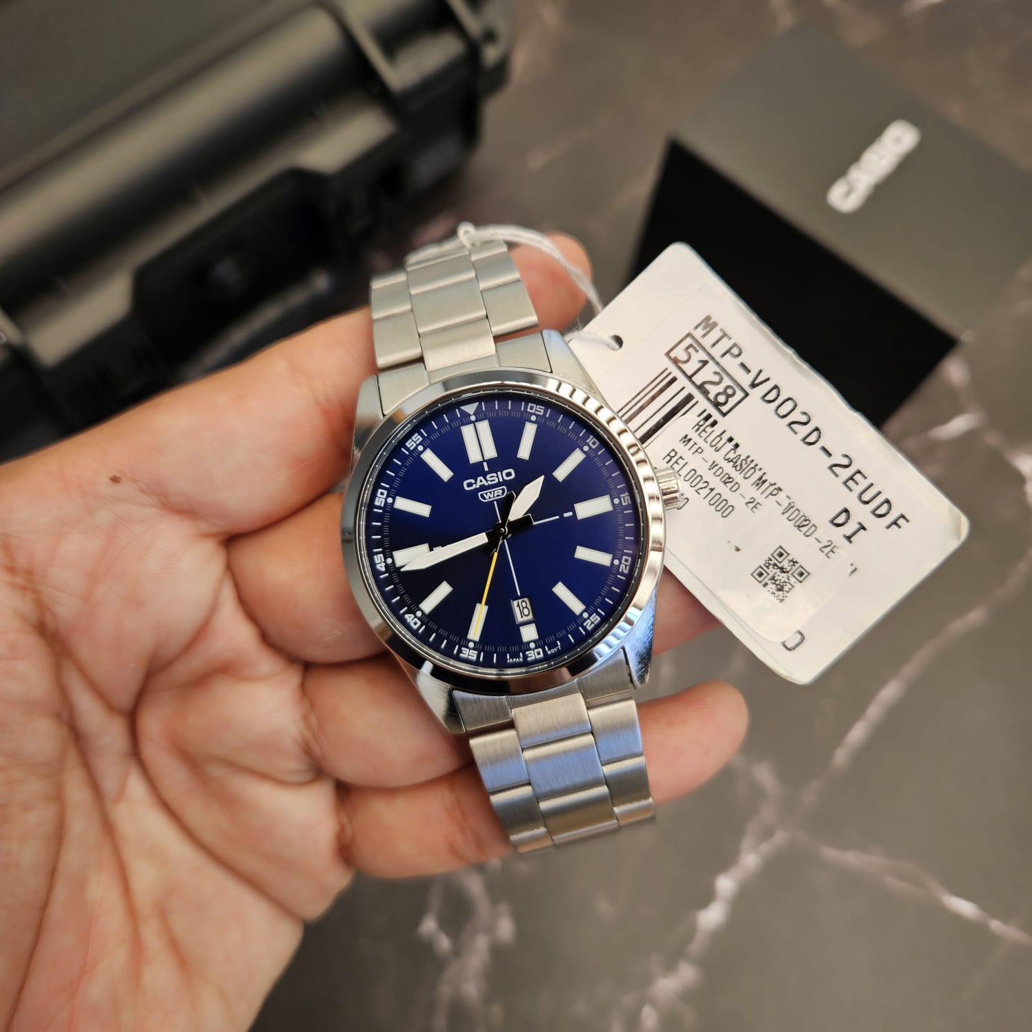 RELOJ CASIO MTP-VD02D-2E | RELOJ DE ACERO - 4