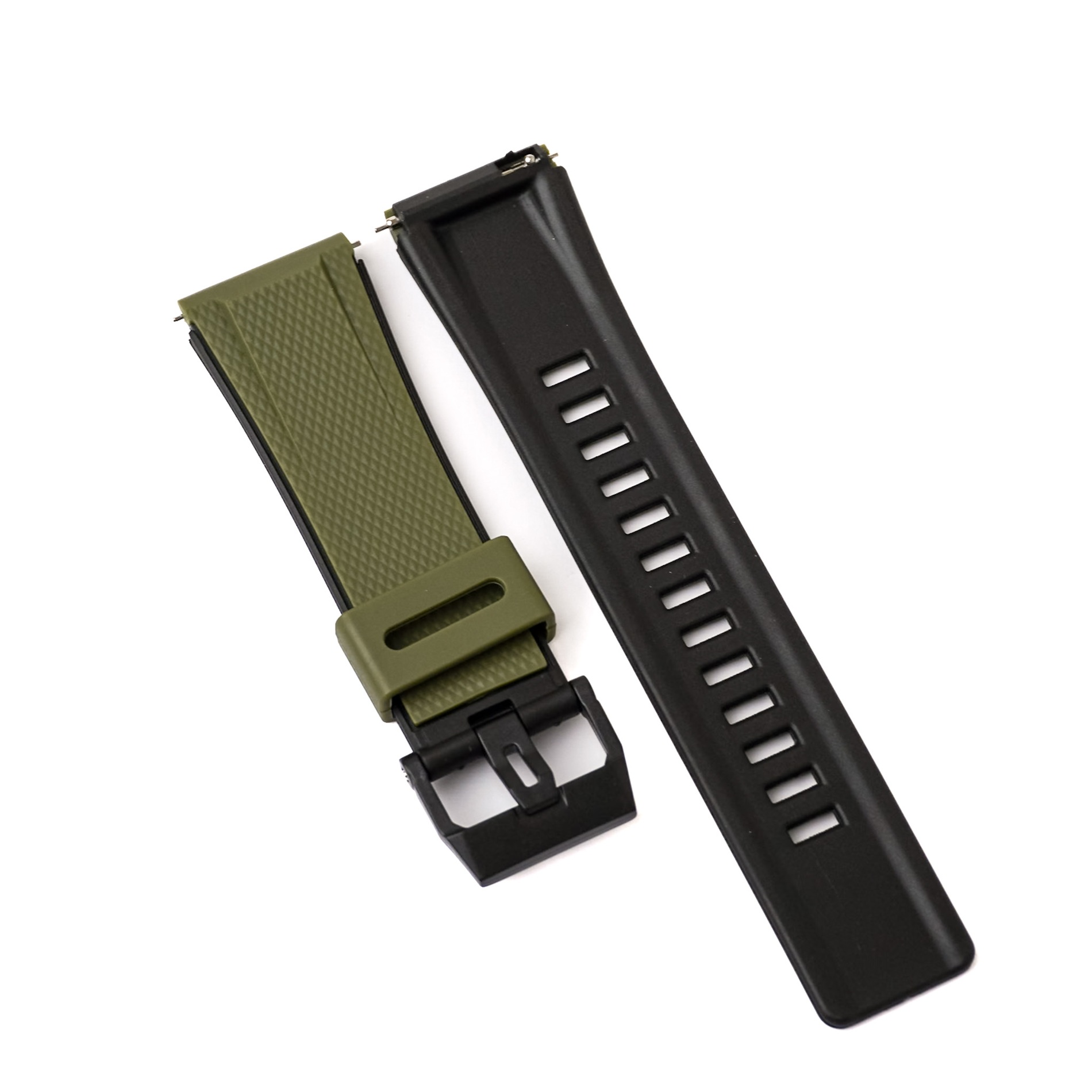CORREA REPUESTO PARA CASIO G SHOCK GA-2000 - VERDE NEGRO - 2