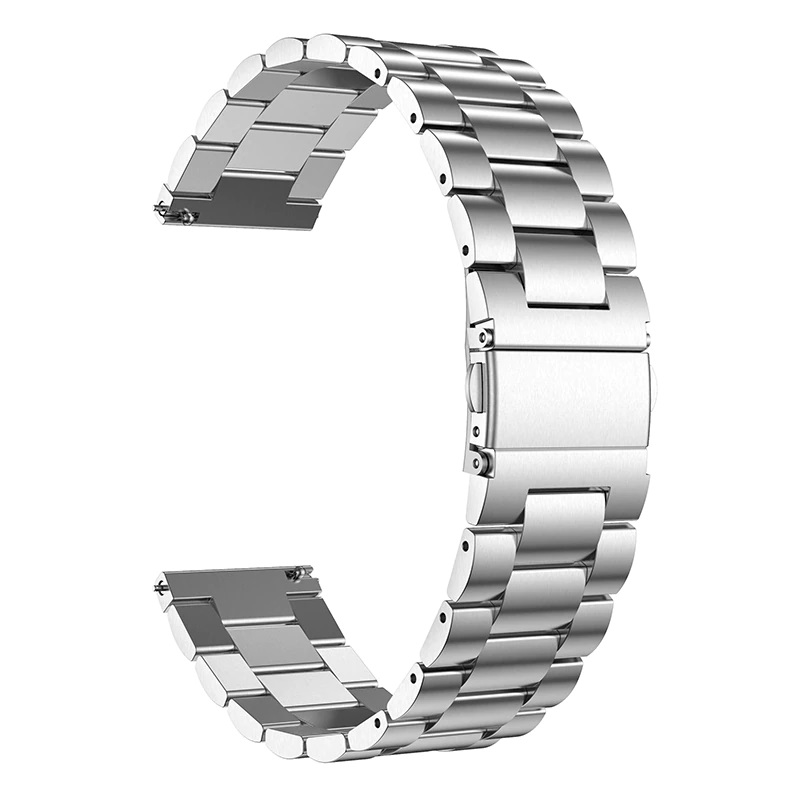 CORREA ACERO ESLABONES PARA RELOJ UNIVERSAL - 18MM ANCHO - PLATA - 1