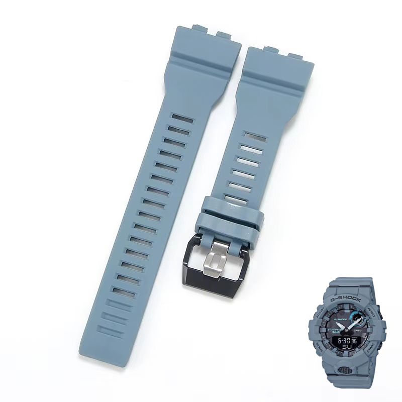 CORREA REPUESTO PARA CASIO G SHOCK GBD-800 - GBA-800 - AZUL ACERO - 1