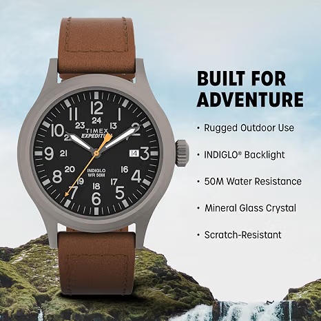 RELOJ TIMEX EXPEDITION SCOUT 40MM - TW4B26000 - CUERO - 2