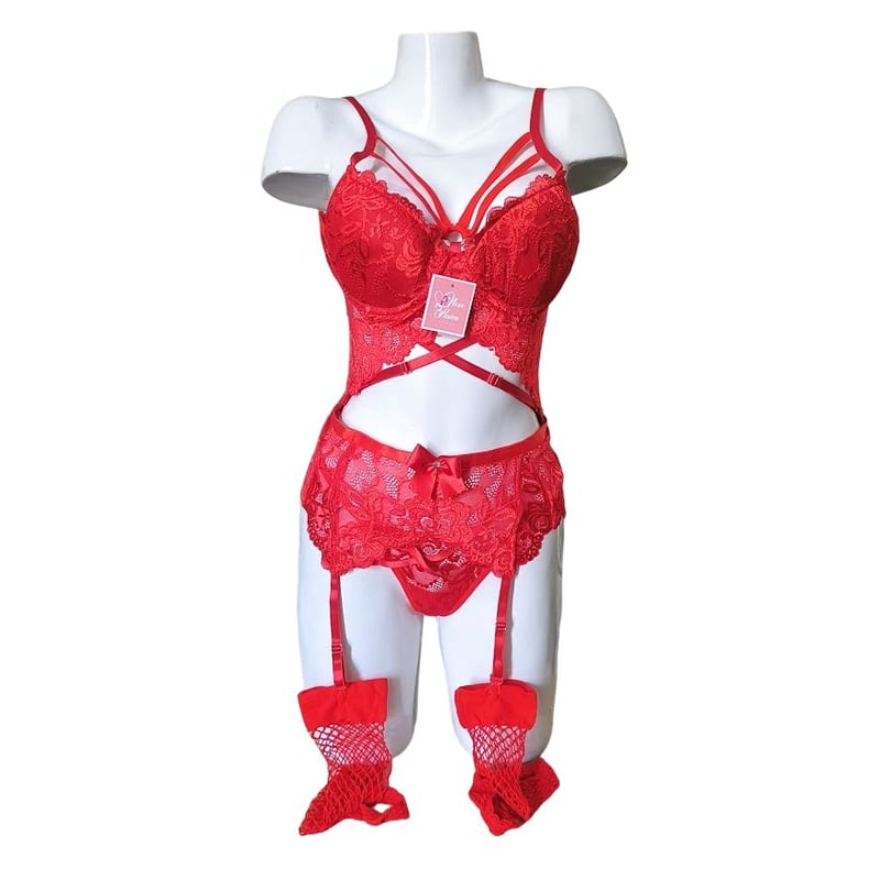 CORSET LICRA MUJER MODELO 122 LENCERÍA BUSTIER REGULABLE - 1