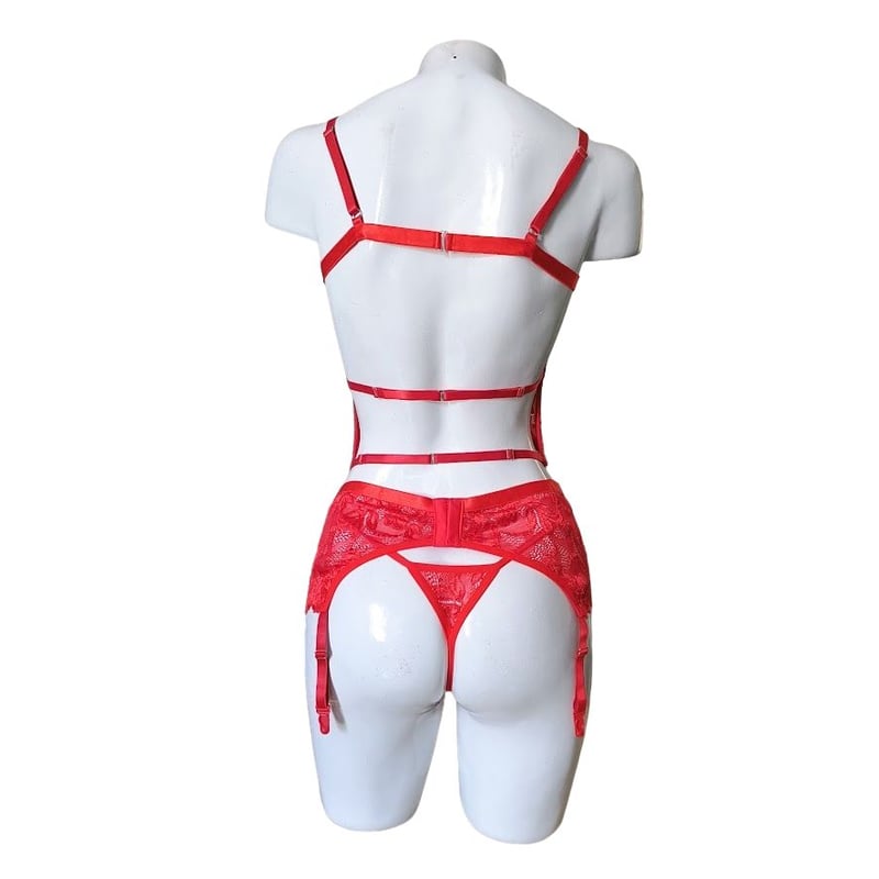 CORSET LICRA MUJER MODELO 122 LENCERÍA BUSTIER REGULABLE - 2