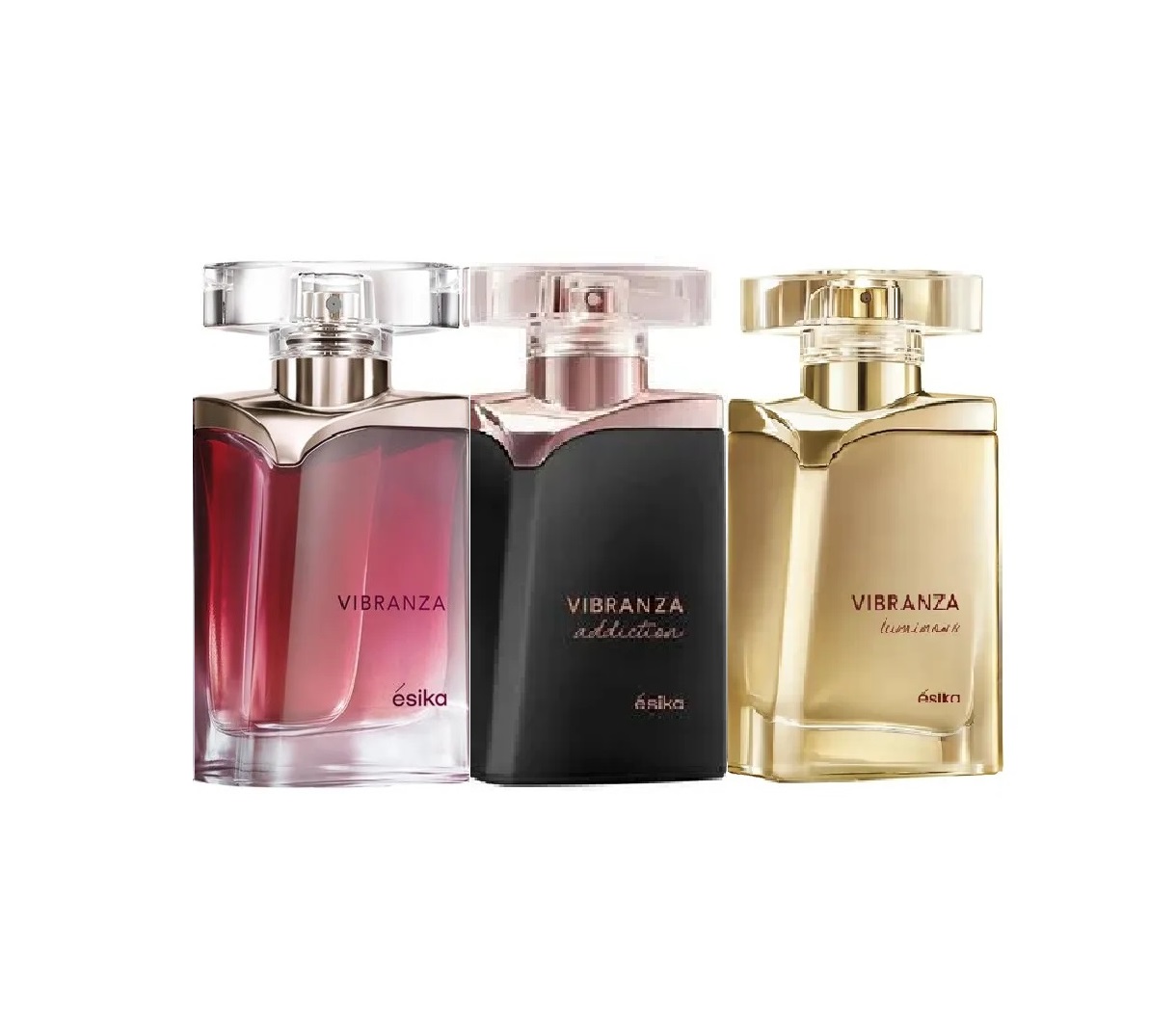 TRIO DE PERFUME VIBRANZA + VIBRANZA ADICCTION + VIBRANZA LUMINOUS - 1