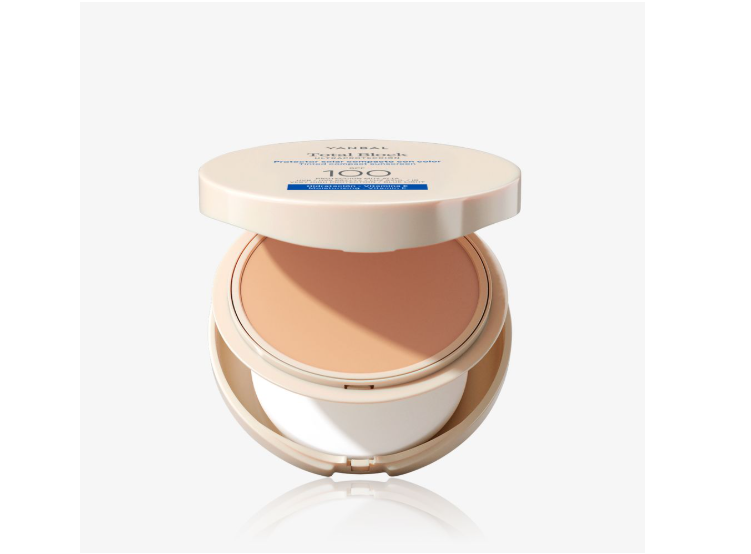 BLOQUEADOR FACIAL YANBAL PROTECTOR COMPACTO COLOR TOTAL BLOCK BEIGE CLARO SPF 100 - 1