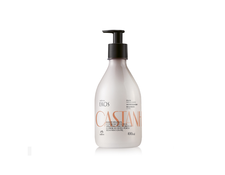 CREMA CUERPO NATURA 400ML EKOS PULPA HIDRATANTE CASTAÑA - 1