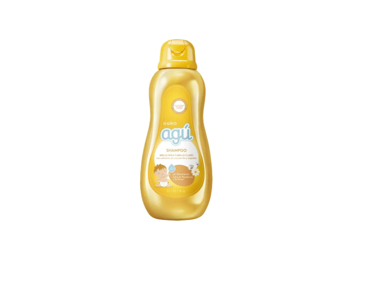 SHAMPOO BRILLO AGU MANZANILLA Y ALGODON - 1