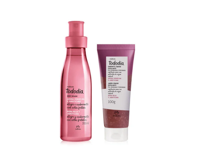MORA JABUTICABA BODY SPLASH + EXFOLIANTE CORPORAL TODODIA - 1