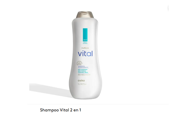 SHAMPOO VITAL 2 EN 1 ESIKA - 1