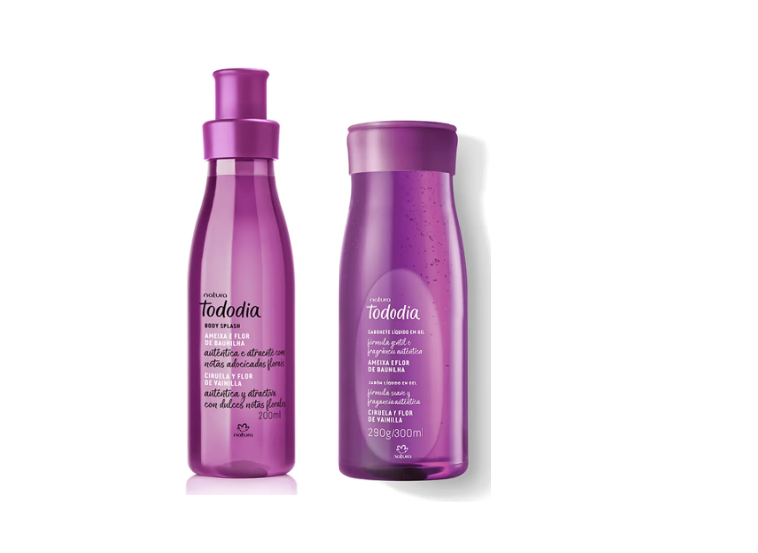 CIRUELA Y FLOR DE VAINILLA BODY SPLASH + JABON LIQUIDO TODODIA. - 1
