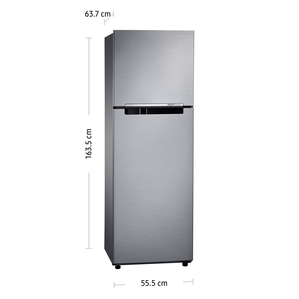 REFRIGERADORA SAMSUNG 255L RT25FARADS8 PLATA - 9