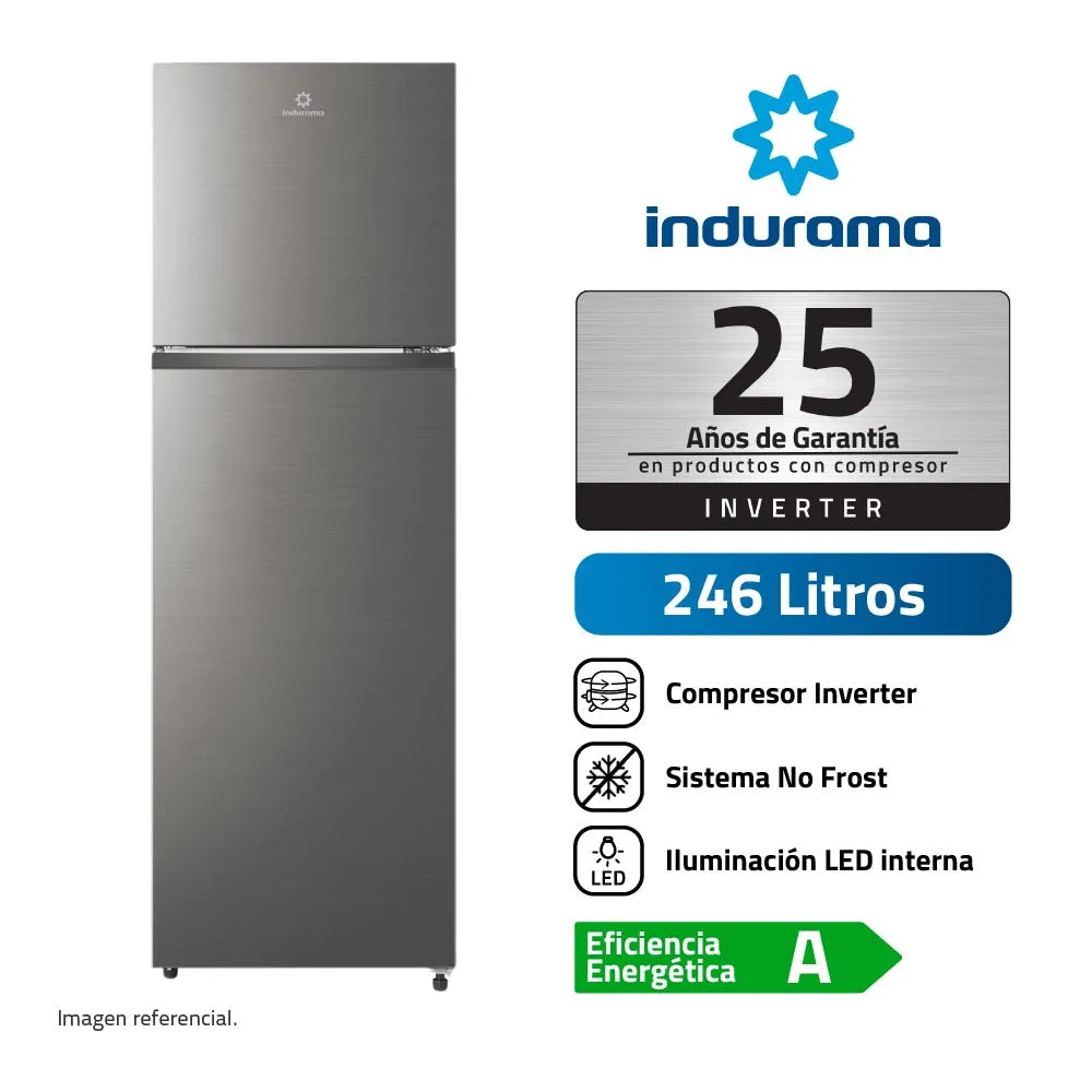 REFRIGERADORA INDURAMA RI-389I 246L CROMA - 2