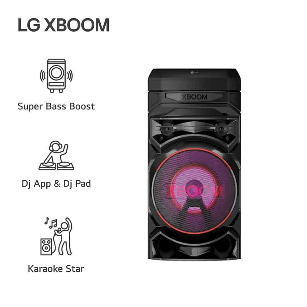 TORRE DE SONIDO LG XBOOM RNC5 MULTI-BLUETOOTH KARAOKE STAR - 2