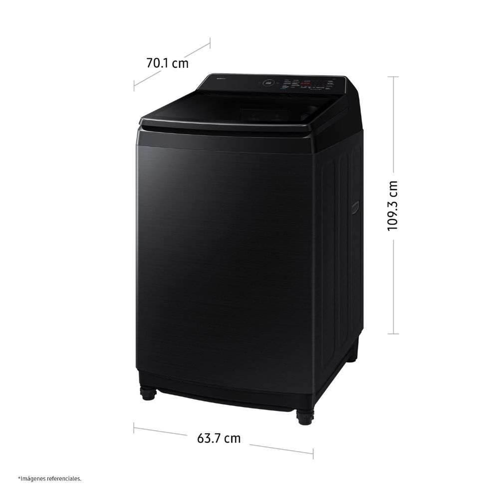 LAVADORA AUTOMÁTICA SAMSUNG WA80F21B9BPE 21KG NEGRO - 4