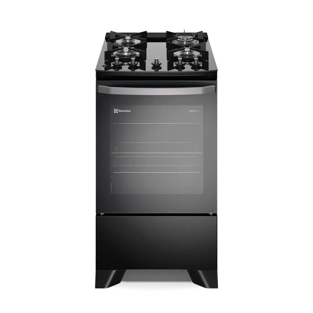 COCINA GAS ELECTROLUX FE4GP4H 20' NEGRO 4 HORNILLAS - 1