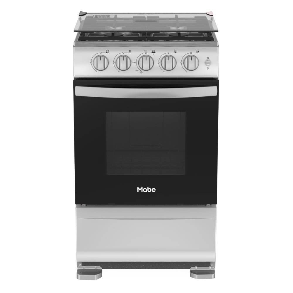 COCINA MABE EMP5120GP2 20' GRAFITO 4 HORNILLAS - 1