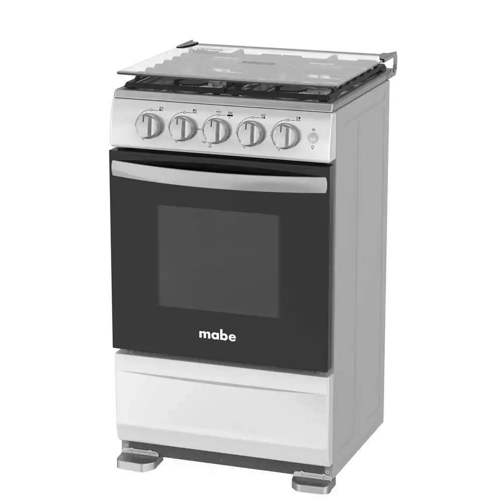 COCINA MABE EMP5120GP2 20' GRAFITO 4 HORNILLAS - 2