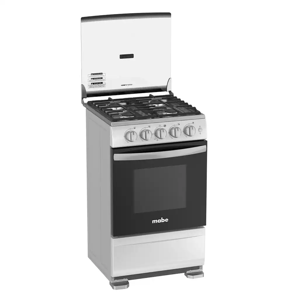 COCINA MABE EMP5120GP2 20' GRAFITO 4 HORNILLAS - 3