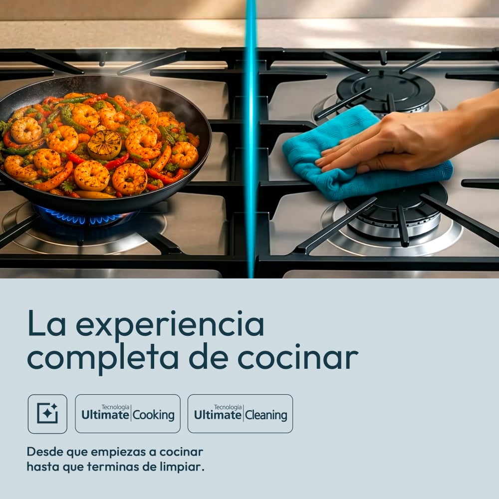 COCINA MABE EMP5120GP2 20' GRAFITO 4 HORNILLAS - 7