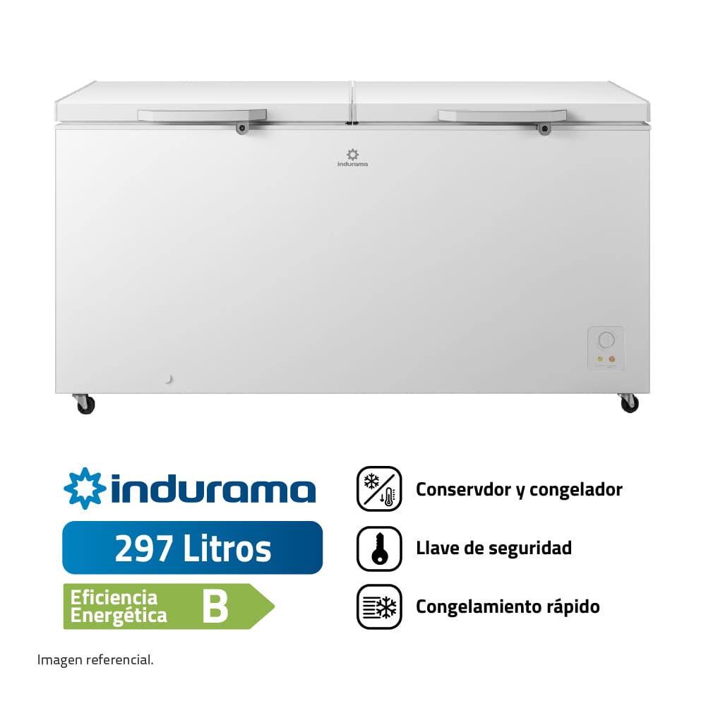 CONGELADOR INDURAMA 420L CI-420BL - 1