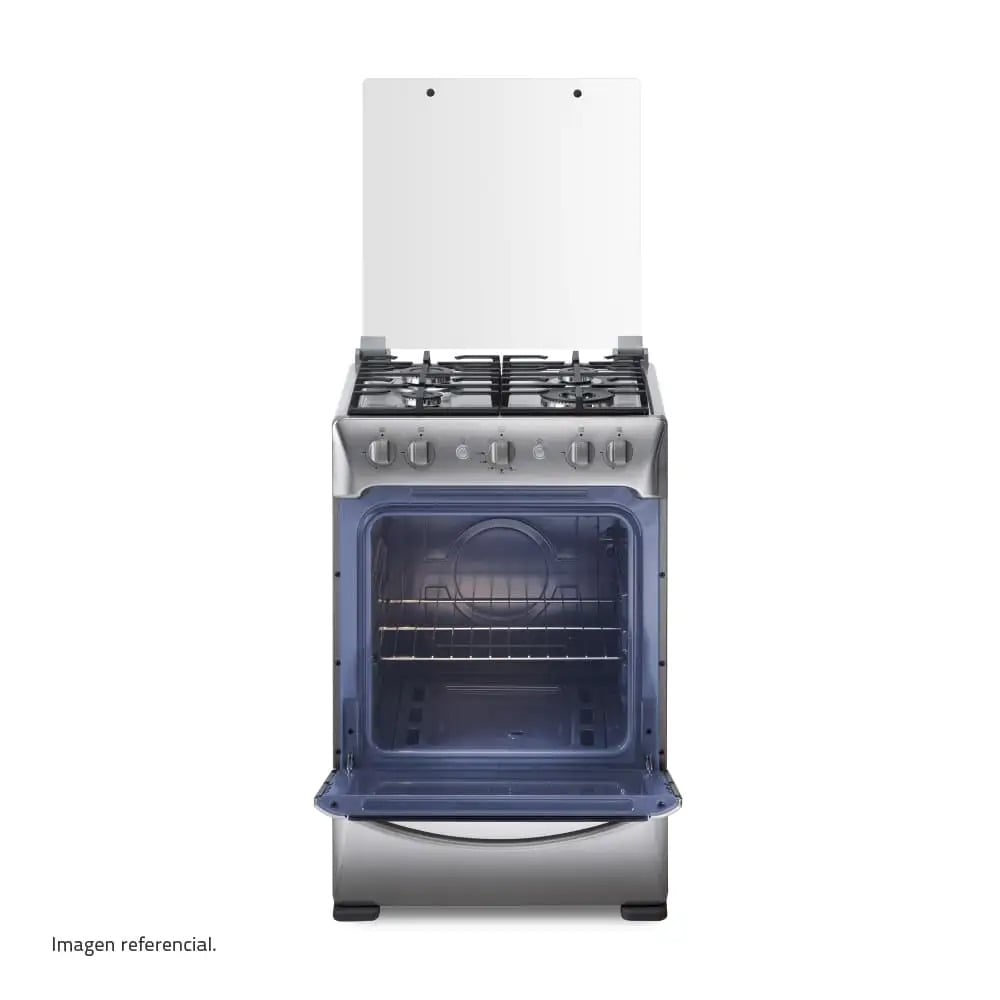 COCINA GAS INDURAMA GRANADA ZAFIRO 24' CROMA 4 HORNILLAS - 2