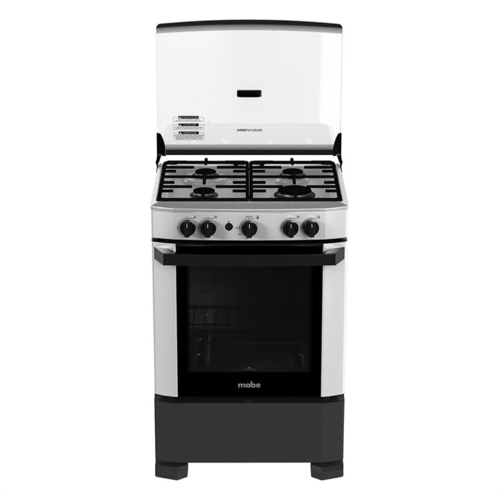 COCINA GAS MABE CMP6011FG1 24' SILVER 4 HORNILLAS - 2