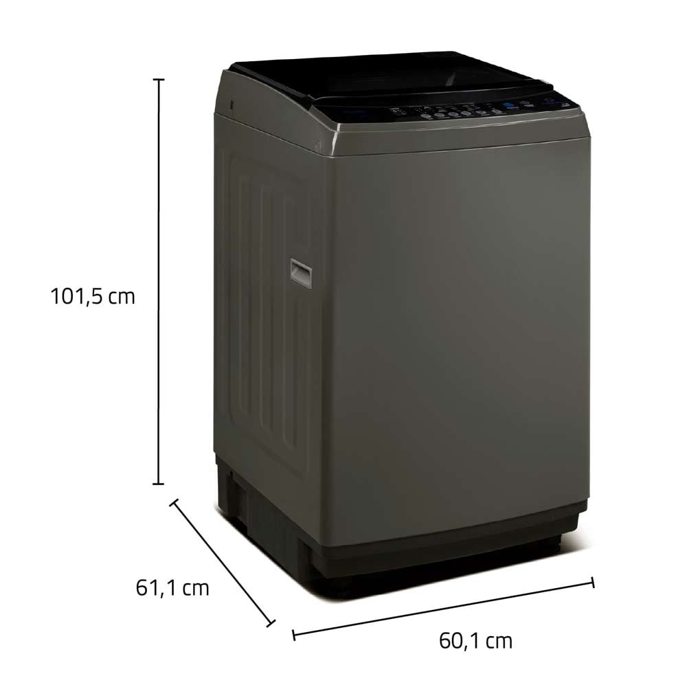LAVADORA AUTOMÁTICA INDURAMA LRI-16DTN 16KG NEGRO - 2