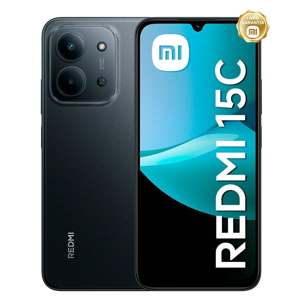 CELULAR XIAOMI REDMI 15C 256GB 4GB MIDNIGHT BLACK - 1