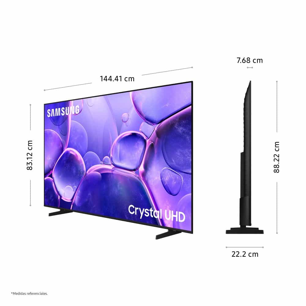 TELEVISOR SMART 4K UHD 65 PULGADAS SAMSUNG CRYSTAL UHD U8000F 2025 - 2