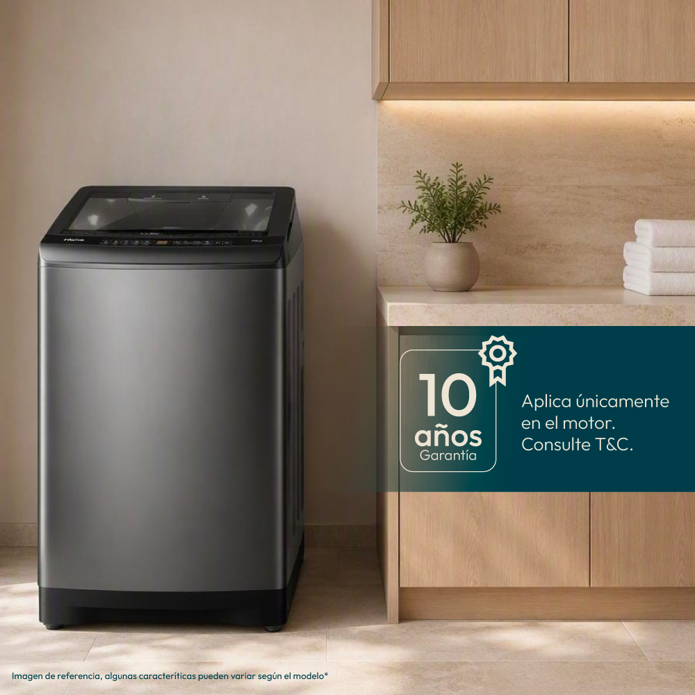 LAVADORA AUTOMÁTICA MABE LMA1220WDGBB0 21KG GRIS - 5