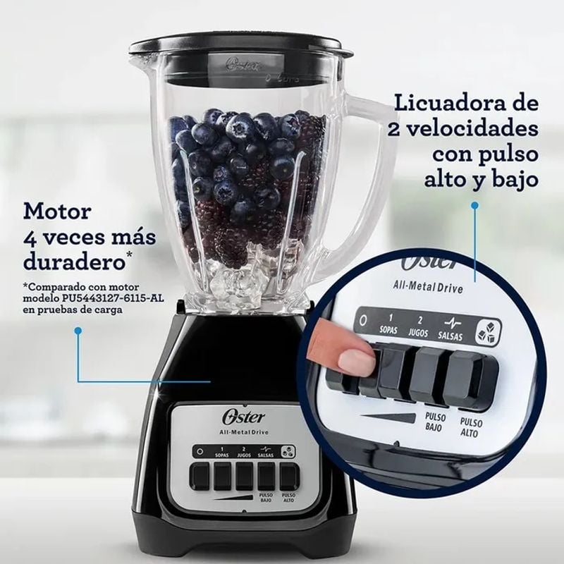 LICUADORA OSTER 15L BLSTKAG-BPB-053 NEGRO - 2
