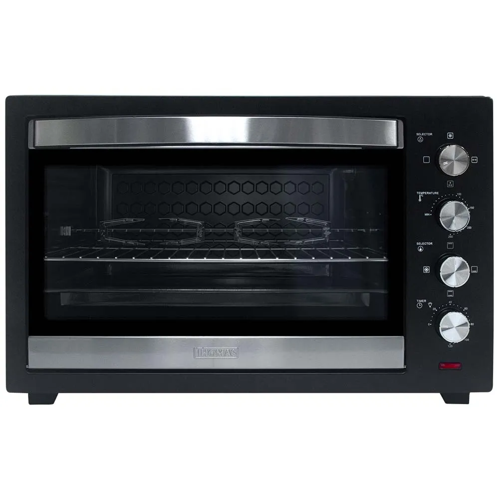 HORNO ELÉCTRICO THOMAS TH-75N 75 LITROS NEGRO - 1