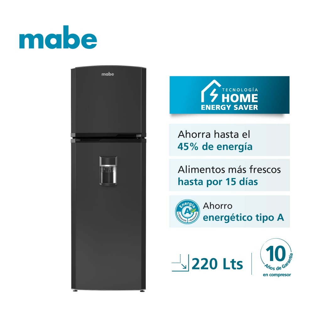 REFRIGERADORA MABE 220L RMA230PJPG GRAFITO - 1