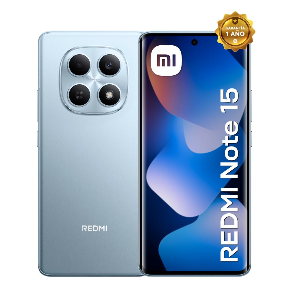 CELULAR 4G REDMI NOTE 15 256GB 8GB RAM AZUL GLACIAR - 1