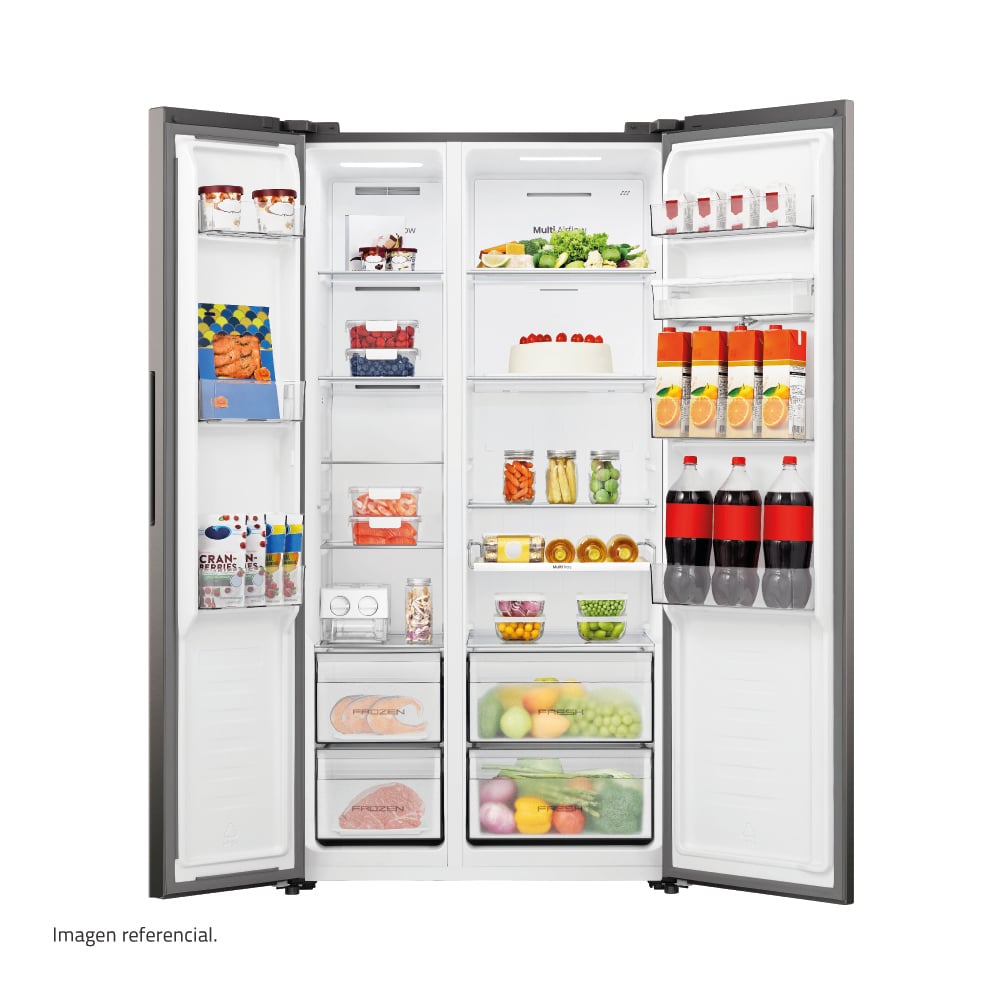 REFRIGERADORA SIDE BY SIDE INDURAMA 529L RI-795DI C/D CROMA - 3