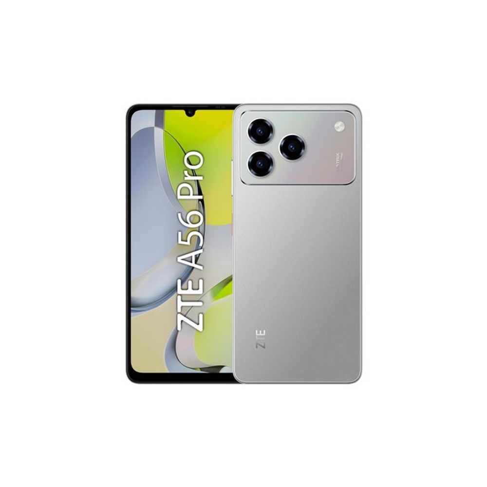 CELULAR 4G ZTE A56 PRO 128GB 4GB RAM + 4GB VIRTUAL 50MP GRIS - 1