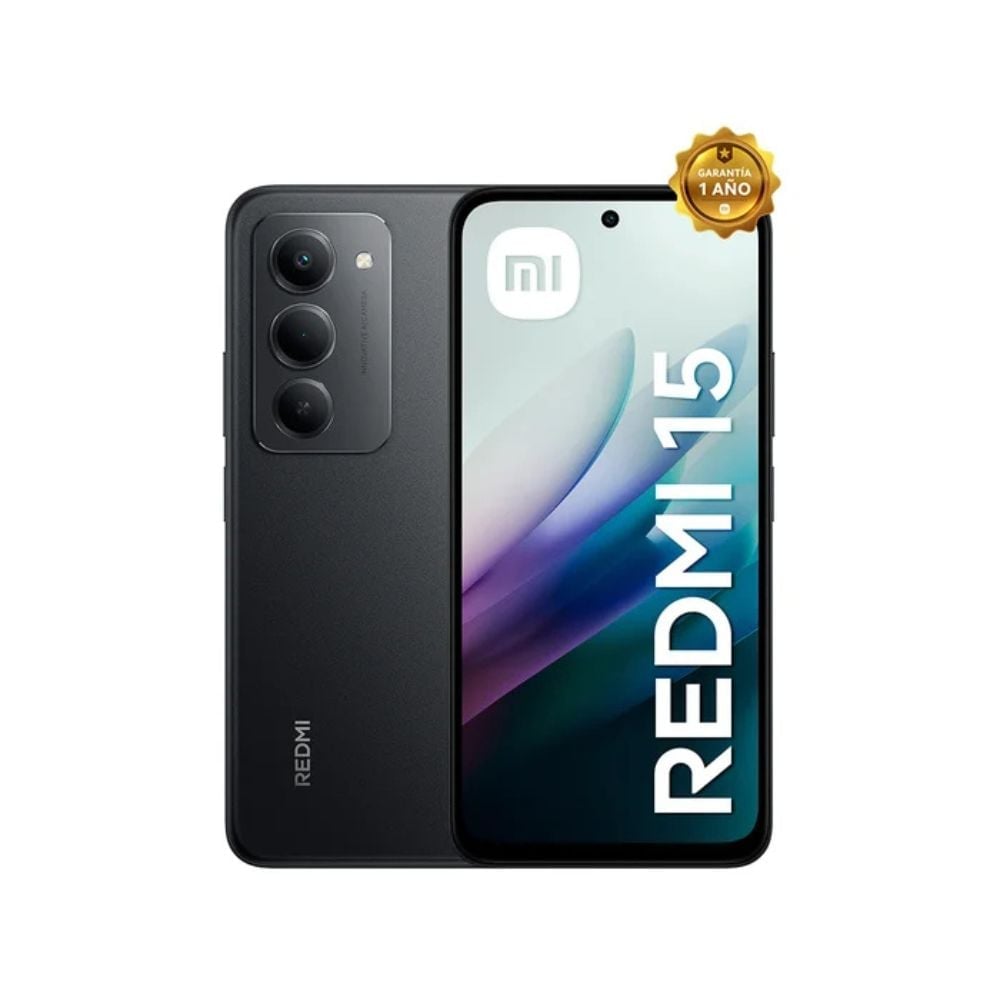CELULAR XIAOMI REDMI 15 8GB RAM 256GB ROM MIDNIGHT BLACK - 1