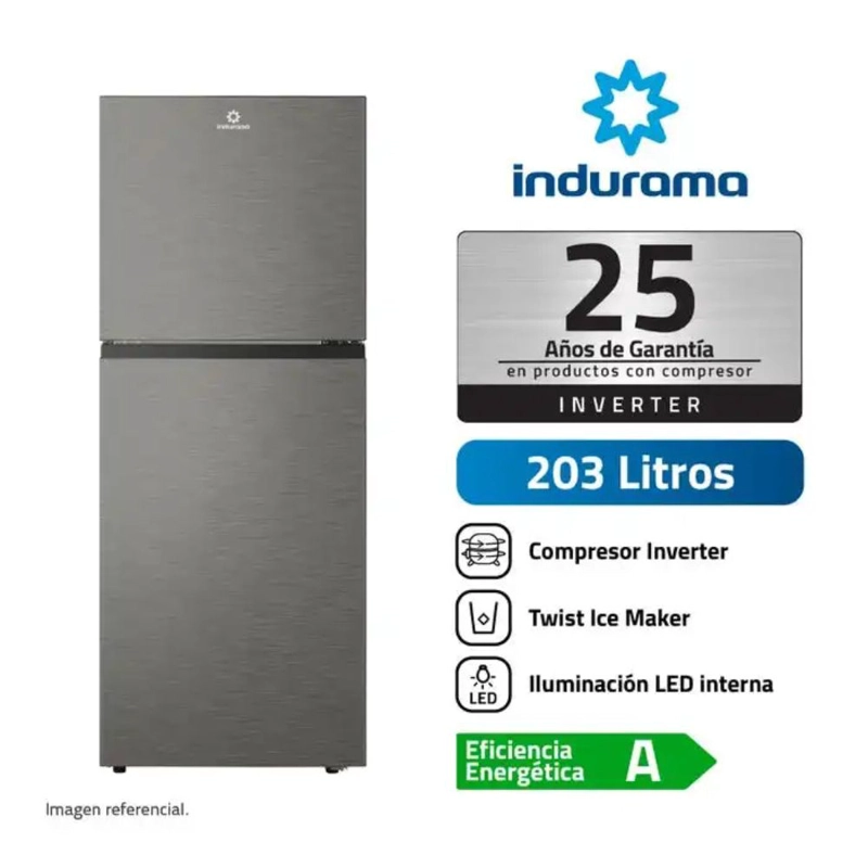 REFRIGERADORA INDURAMA 203L RI-359I CROMA - 2