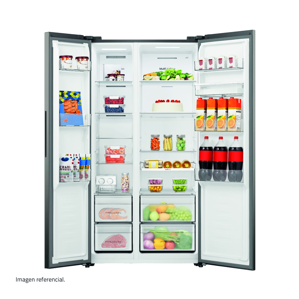 REFRIGERADORA SIDE BY SIDE INDURAMA 529L RI-795DI C/D CROMA - 3