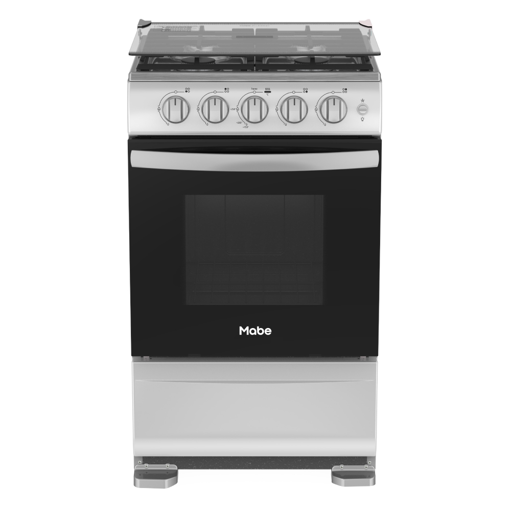 COCINA MABE EMP5120GP2 20' GRAFITO 4 HORNILLAS - 1