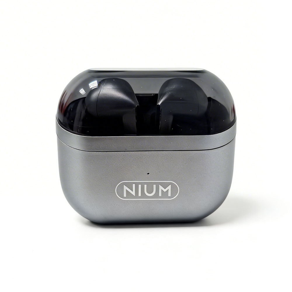 AUDÍFONOS TWS IN EAR BLUETOOTH ANC NIUM 6001 GRAFITO - 1