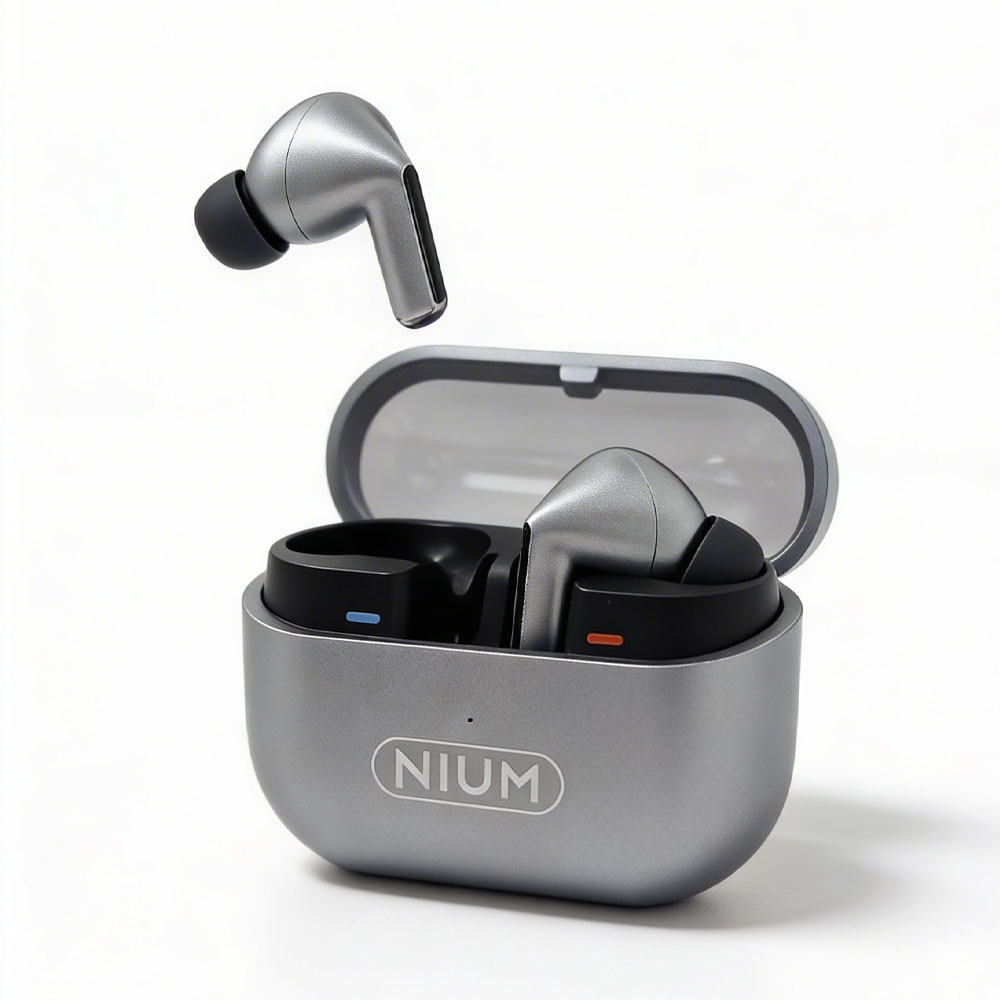 AUDÍFONOS TWS IN EAR BLUETOOTH ANC NIUM 6001 GRAFITO - 3