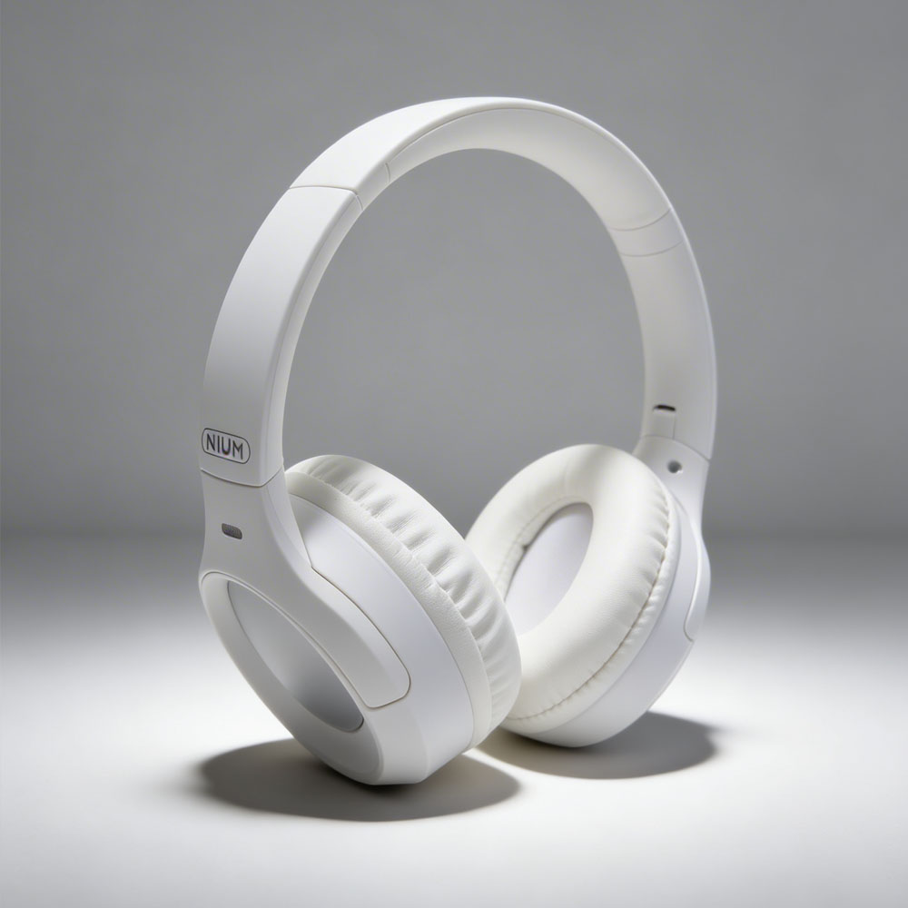 AUDÍFONOS OVER EAR BLUETOOTH NIUM 3025 BLANCO - 2