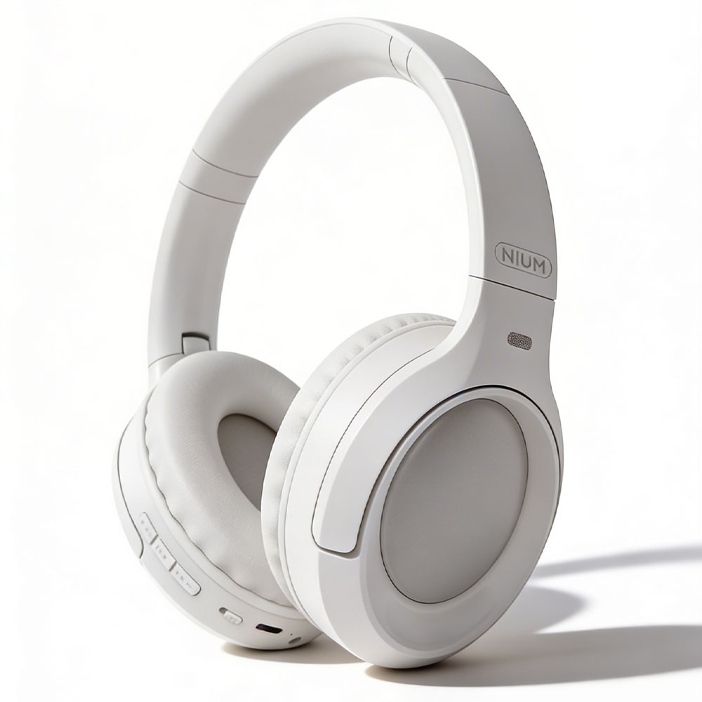 AUDÍFONOS OVER EAR BLUETOOTH NIUM 3025 BLANCO - 3