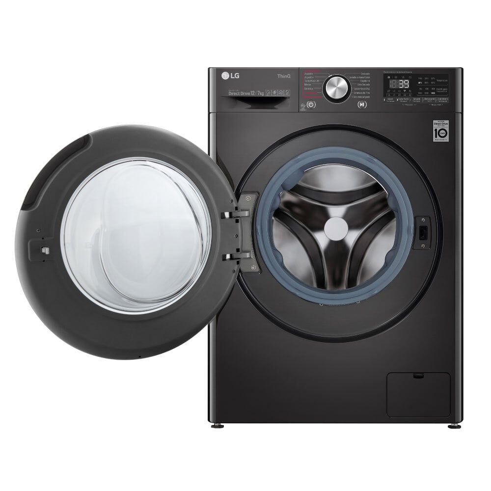 LAVASECA LG WD12PVC3S6C 12/7 KG CARGA FRONTAL NEGRO ACERO - 4