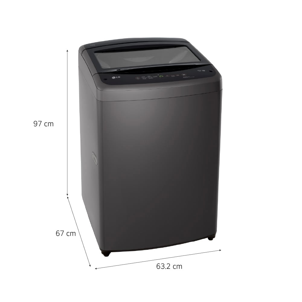 LAVADORA AUTOMÁTICA LG WT17BVTB 17KG CARGA SUPERIOR NEGRO - 2