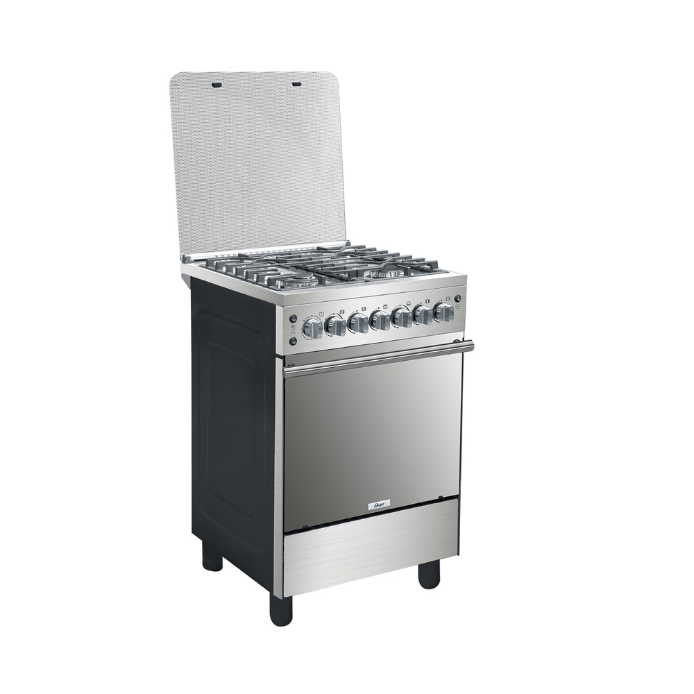 COCINA OSTER OS-PGSGC24041GRISM 24' 4 HORNILLAS PLATEADO - 2