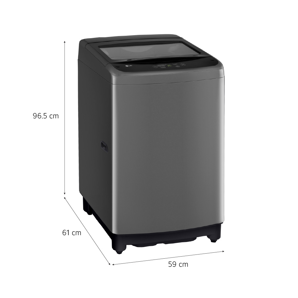 LAVADORA LG WT13BVTB 13KG CARGA SUPERIOR NEGRO - 3
