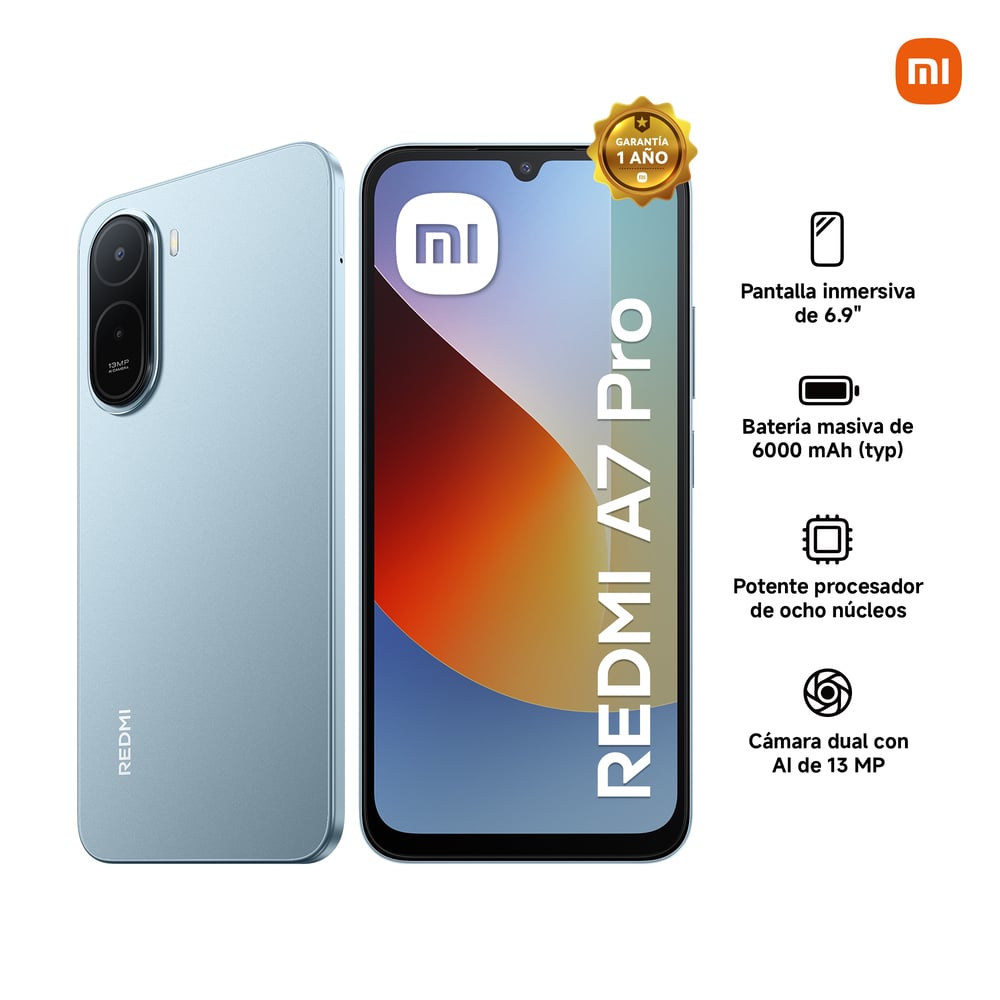 CELULAR XIAOMI REDMI A7 PRO 128GB 4GB RAM CÁMARA 13MP AZUL - 2